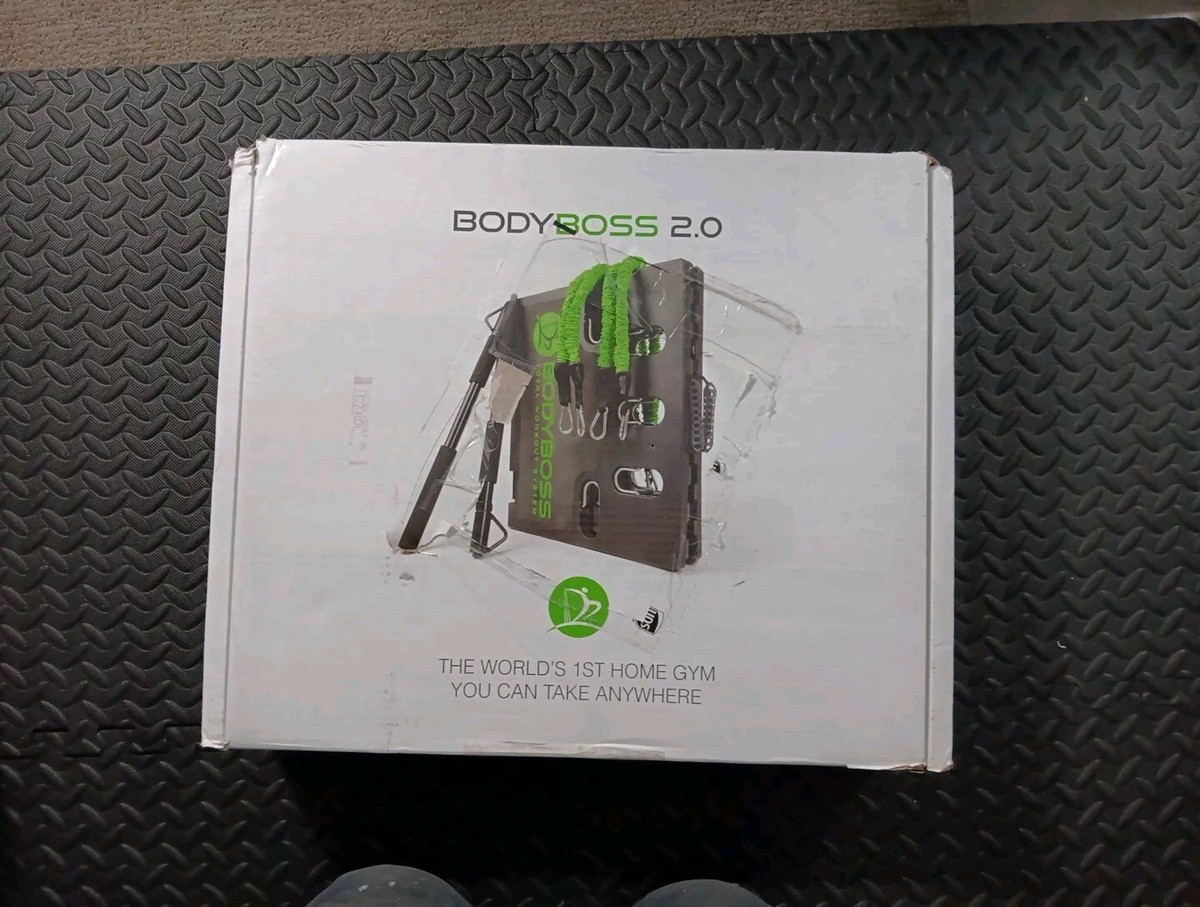 BodyBoss Home Gym 2.0 Full Portable Gym Home Workout Package Green eBay