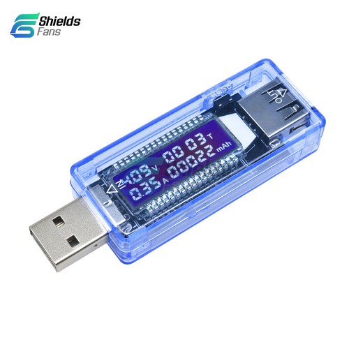LCD Detector Voltmeter Ammeter USB Power Capacity Battery Current Meter Tester - Zdjęcie 7 z 37