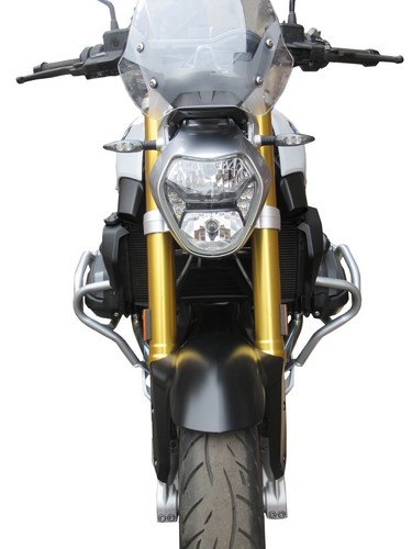 Pare carters Heed pour BMW R 1200 R / R 1200 RS (2015 - 2018) argenté - Photo 3/3