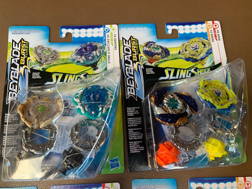 2018 Hasbro "Beyblade Burst Turbo Slingshock". Bundle Lot of 4. New/Sealed - Picture 2 of 4