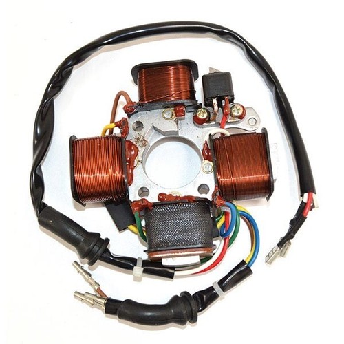 STATORE PIAGGIO CIAO SI BOSS BRAVO GRILLO 50 ACCENSIONE ELETTRONICA a 6 FILI - 第 1/1 張圖片