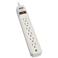 Tripp Lite Protect It 8FT 6 Outlet 990 Joules Right-Angle Surge Protector