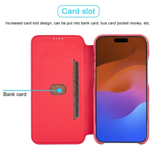 For iPhone 16 15 14 13 12 11 XR 7 8 SE Leather Magnetic Flip Wallet Case Cover - Picture 2 of 26