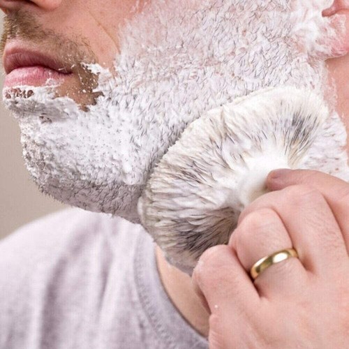 5 Pieces Shaving Set 3 Edge Blades Razor Synthetic Hair Brush Mens Gift Kit - Picture 6 of 9
