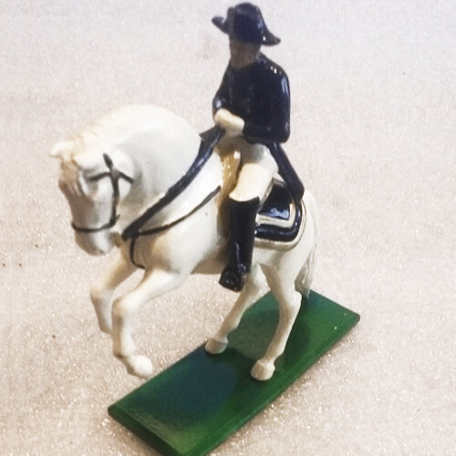 Miniature Figurine General IN Horse Painted by Hand 00252 Lungh. Alt. 71X95mm Miniature Figurine General IN Horse Painted by Hand 00252 Lungh. Alt. 71X95mm