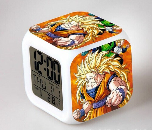 Dragon Ball Alarm Clock Temperature Night Light Decorative DBZ - Picture 5 of 12