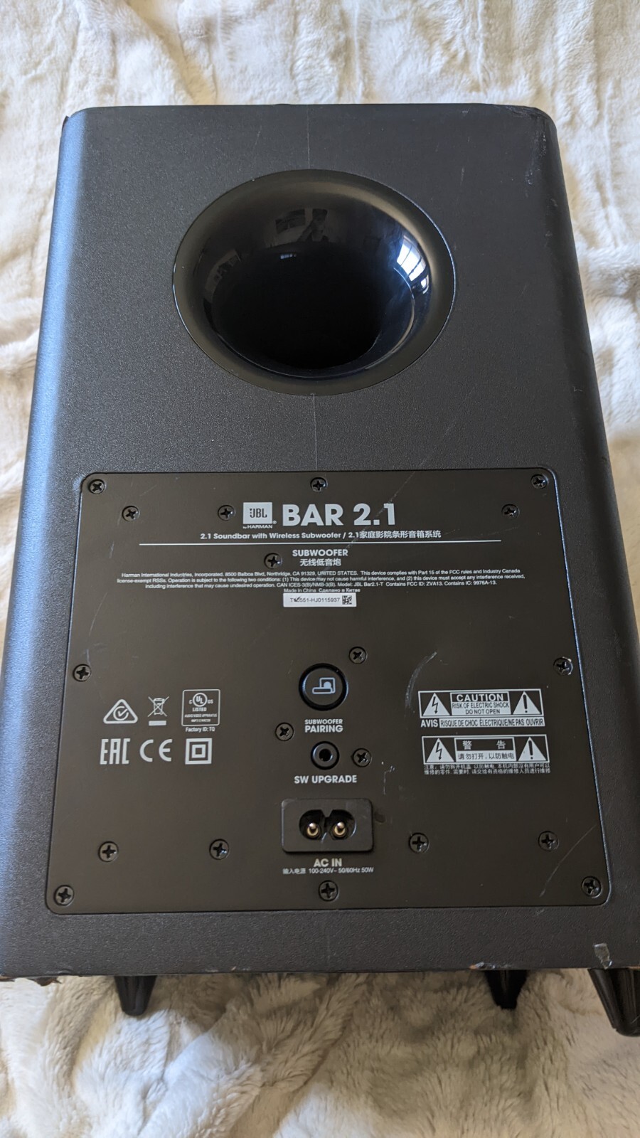 JBL Bar 2.1 Deep Bass Soundbar with 