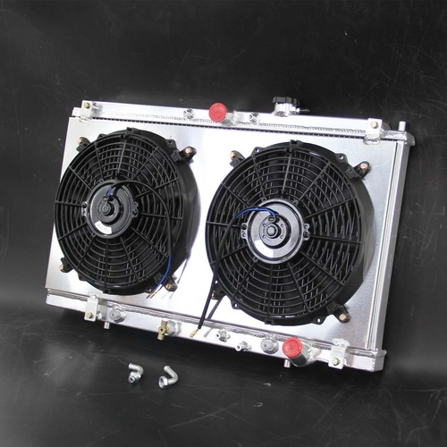 SPAWON Fit 1994-01 Honda Accord Prelude 97-99 Aruca CL Radiator & Fan Shroud AT - Foto 2 di 8