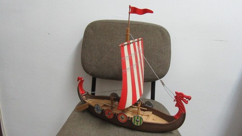 Playmobil - Vikingos - Barco Drakkar Guerreros Vehiculo - 3150 - (COMPLETO) R - Imagen 6 de 9