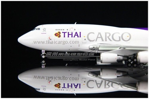 1:400 JC Wings THAI CARGO BOEING 747-400BCF Airfreighter Flap Down Diecast Model - Picture 7 of 7