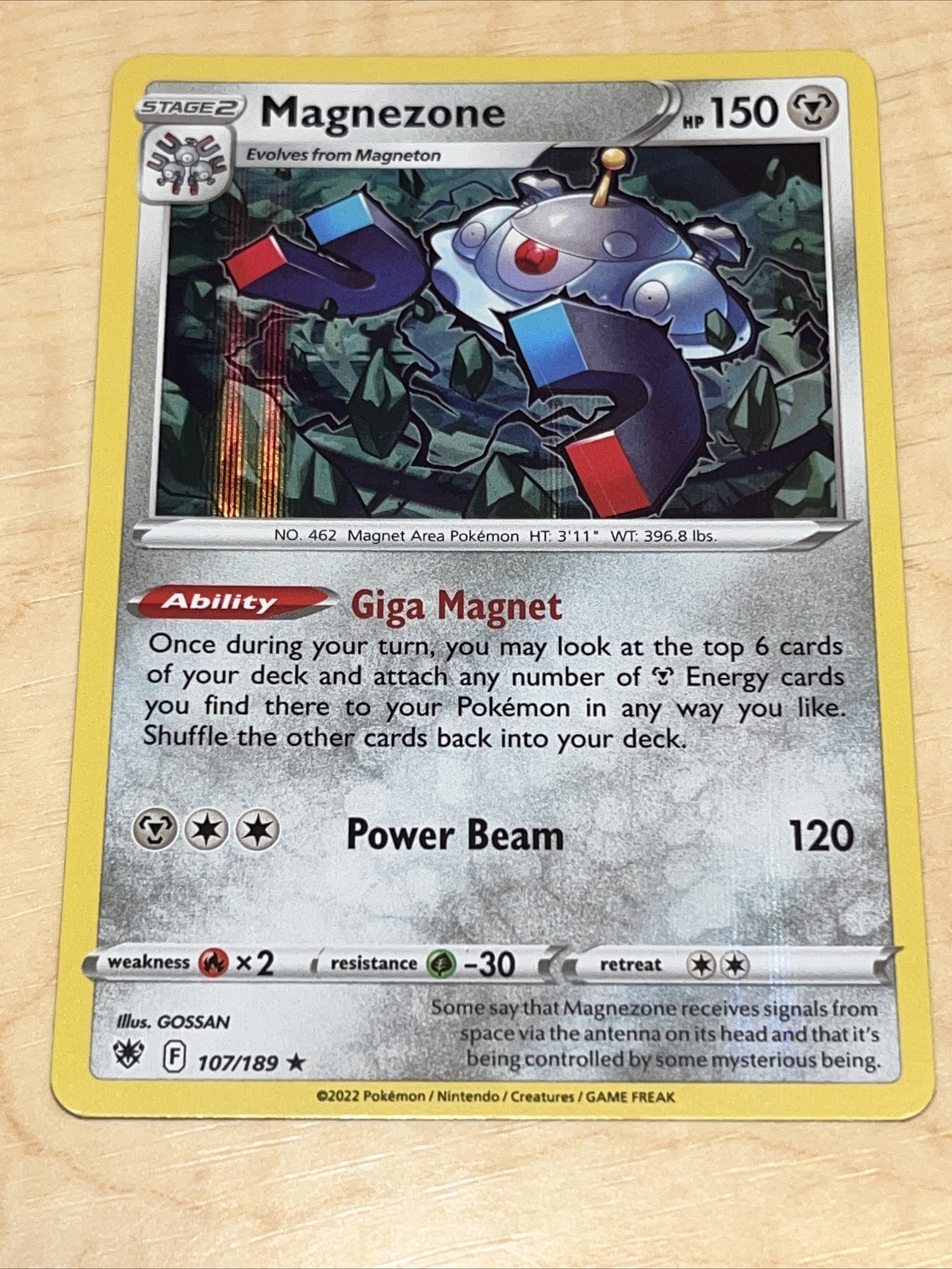 Magnezone - 107/189 Holo Rare - Pokemon SWSH10 Astral Radiance M/NM - New