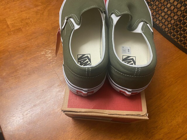 Winter moss vans slip cheap ons