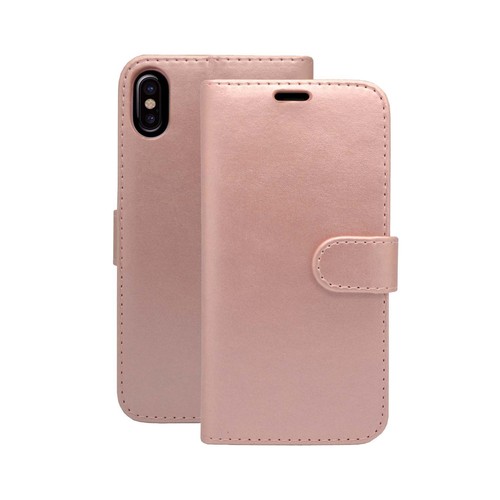 Para Apple IPHONE Xs Max Funda Libro Cartera Soporte Cuero De PU Tarjeta Ranura - Imagen 13 de 13
