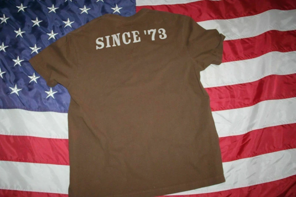 Guess Niño Marrón Spike's Auto Den Camiseta Talla Grande Top Camisa Informal Escuela Foto 3 de 4