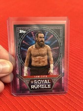 2025 TOPPS ROYAL RUMBLE INDIANAPOLIS EXCLUSIVE WWE SAMI ZAYN Pink PARALLEL 07/10