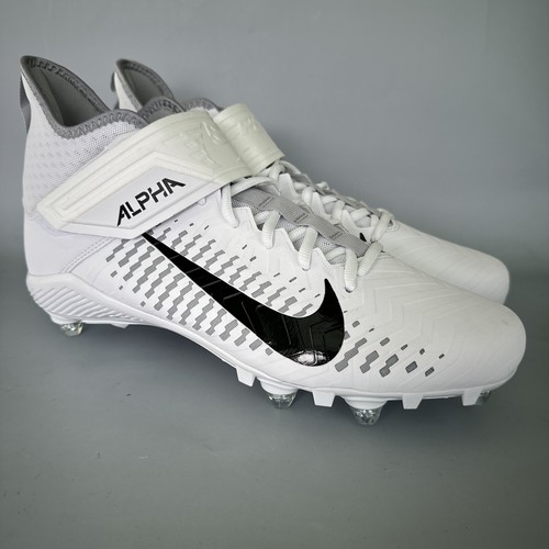 Nike Mens Alpha Menace Pro 2  White (CK4277-100) Size 12 Football Cleats - Picture 1 of 5