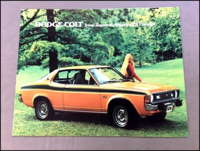 1974 Dodge Colt and GT 12-page Vintage Original Car Sales Brochure