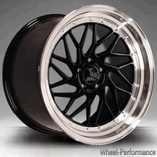 19 Zoll UX14 Stufentiefbett Alufelgen 8,5x19 5x108 ET40 schwarz für Peugeot