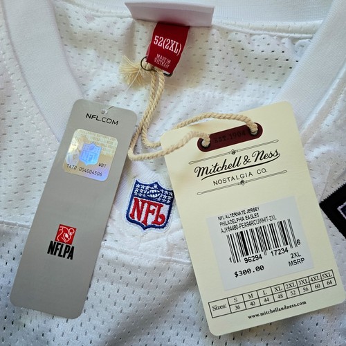 100% Authentic Randall Cunningham Mitchell & Ness 1994 Eagles Jersey Size 52 2XL - Picture 2 of 7