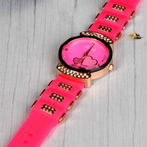 Mädchen schöne Uhr Silikonband Quarz Armbanduhr lässige Uhr kleines Geschenk - Bild 34 von 35