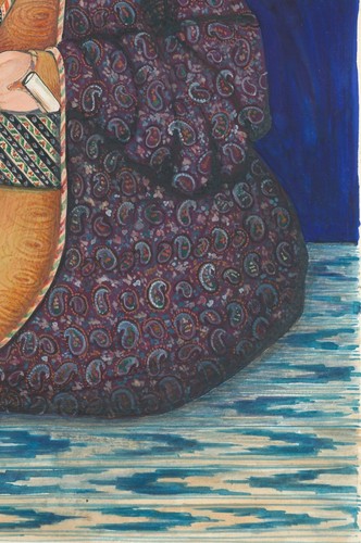Miniature Persane dessin Iran art islamique islamic persian iranian painting - Photo 5 sur 5