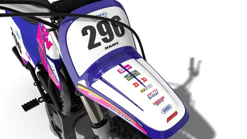 Custom Graphic Kit for Yamaha PW pee wee 50 BERM STYLE decals sticker kit - Picture 3 of 7