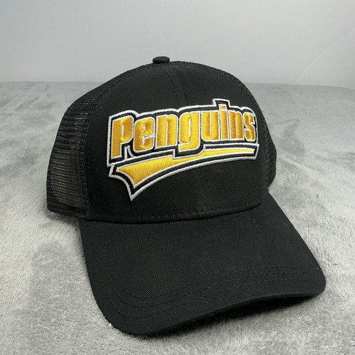 Pittsburgh Penguins Starter Hat Snapback Black NHL Hockey Mesh Cap - Picture 2 of 5
