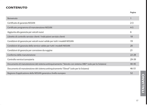 Cuaderno de servicio Nissan Suiza DE FR ITA - Imagen 4 de 7