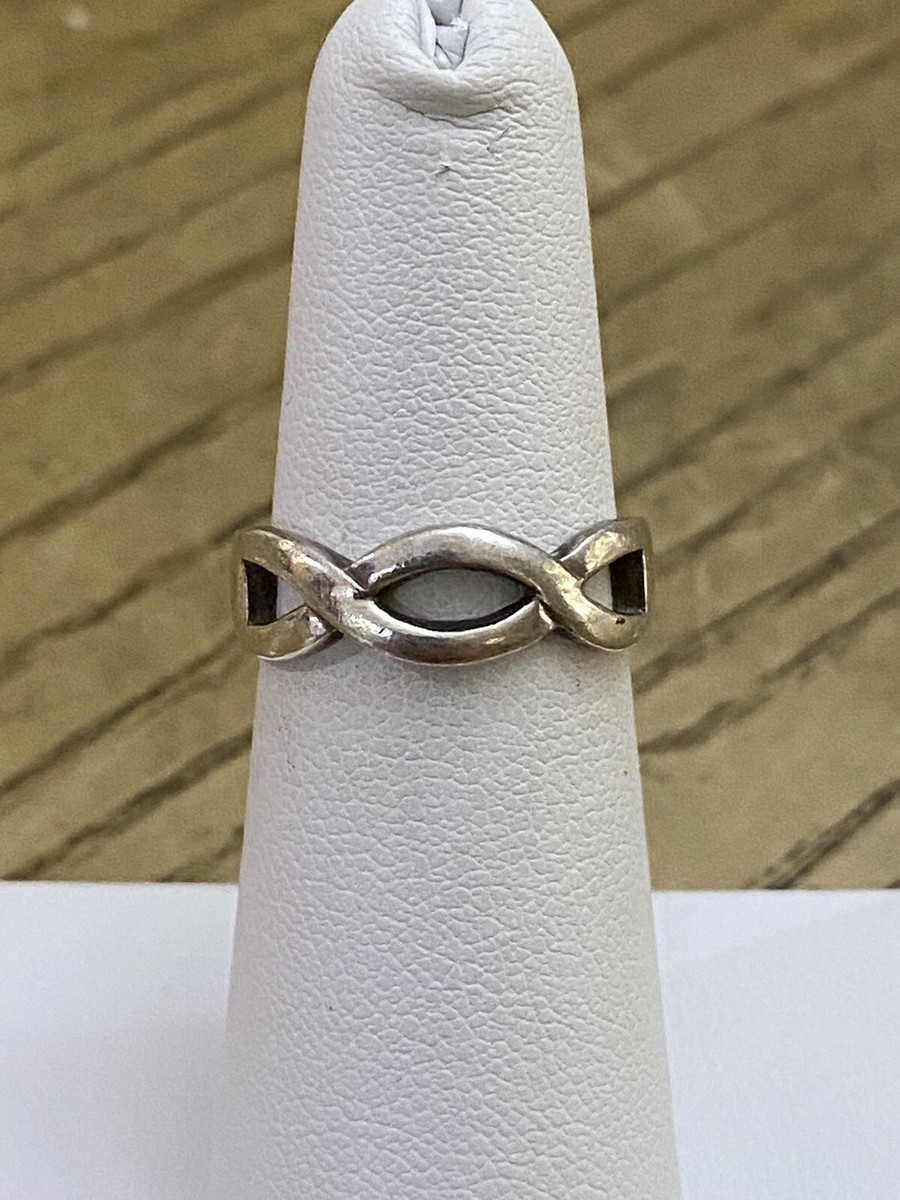 Henning Vagner Pedersen HVP 925 Sterling Silver Twisted Band Ring