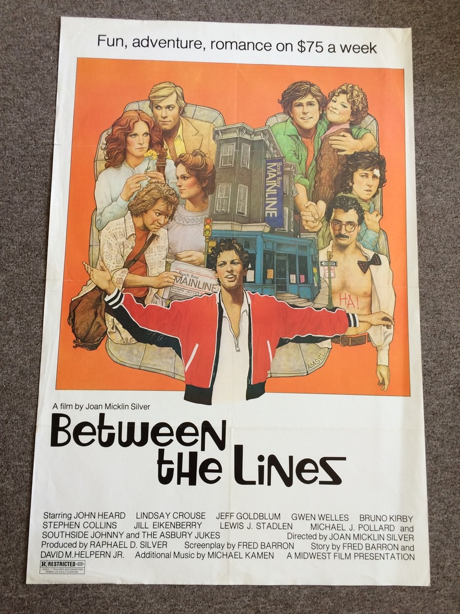 Between The Lines 1977 Original Movie Poster Jeff Goldblum