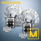 11.5 HARLEY FLOATING MESH ROTOR W/ BRAKE PADS FOR SOFTAIL MODELS FRONT&REAR SET