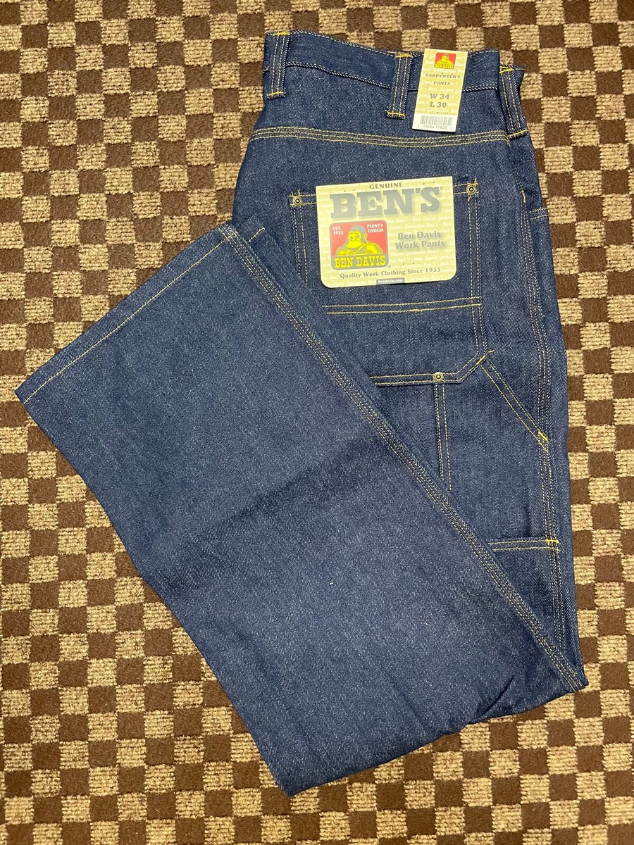 【vintage】BEN DAVIS / WIDE DENIM PAINTER Vintage Ben Davis Baggy Jeans Size on 38 - Etsy
