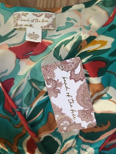 Vestido floral multicolor Land Of The Free para dama M nuevo con etiquetas - Imagen 2 de 3
