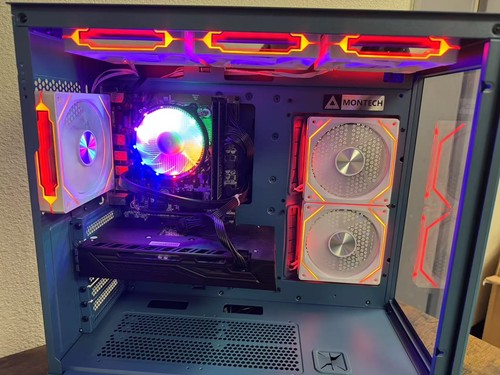 Liquid Cooled Gaming PC Desktop Computer i7 3.9GHz 16GB 1TB SSD NVIDIA RTX 3050 - Picture 3 of 18