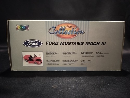 Welly Red Ford Mustang 11 Scale 1:60 Die Cast Metal - Picture 4 of 5