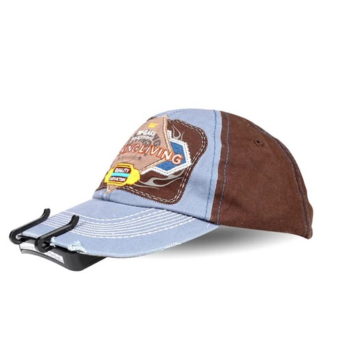 Portátil 11LED Sombrero Ala Luz Gorra de Béisbol Luz Faro Luz Frontal Faro - Imagen 6 de 12