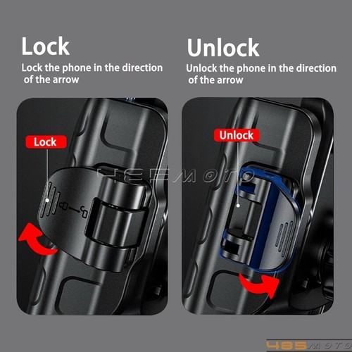 Cell Phone Holder Handlebar Mount Kit For Harley Road Glide FLTRX FLTRK 2015-23 - Photo 6 sur 12