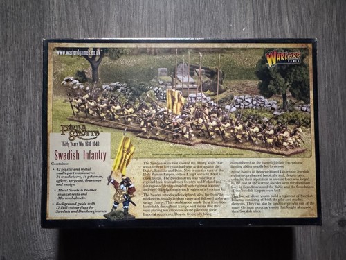 Pike & Shotte Swedish Infantry Regiment Boxed Set 28mm Thirty Years War Warlord - Picture 2 of 2