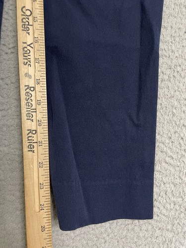 Lilly Pulitzer Navy Blue 2 Way Stretch Style #74610 Sz 6 Luxury Capri Pants - Picture 7 of 8