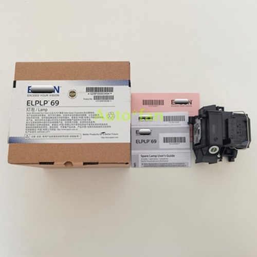 1PCS New Projector Light Bulb With Lamp Holder ELPLP69 - Picture 1 of 1