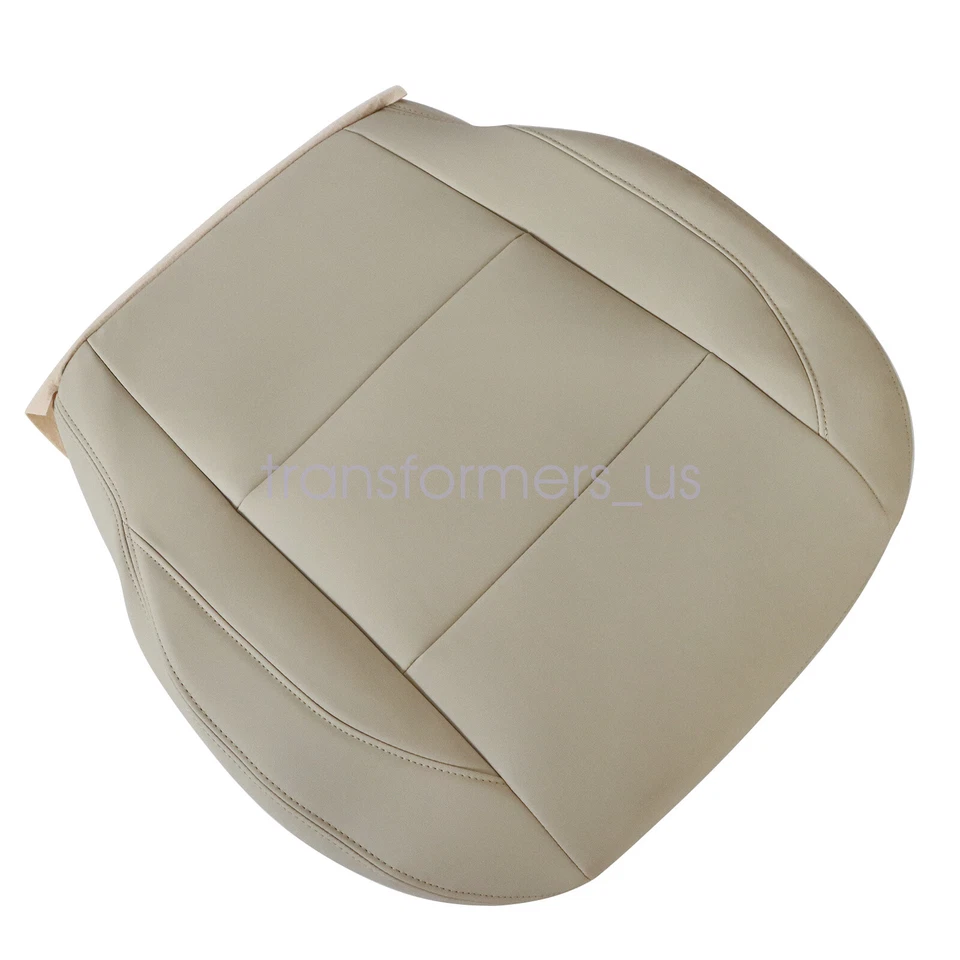 For 2004-2010 Infiniti QX56 Driver Bottom Replacement Leather Seat Cover Tan - Изображение 3 из 4