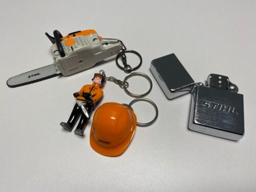 STIHL Original Logo Kraftstoffanzünder + Schlüsselring Kettensäge + Helm + Woodman - Bild 3 von 10