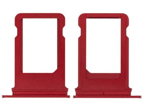 For iPhone 8 Plus Sim Card Holder Tray Replacement Compatible Waterproof ( RED ) - Picture 2 of 2