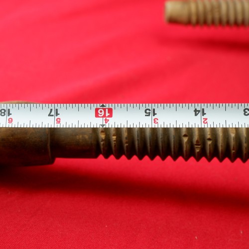 Antigua herramienta de abrazadera de tornillo paralelo de madera - pieza decorativa grande - Imagen 6 de 7