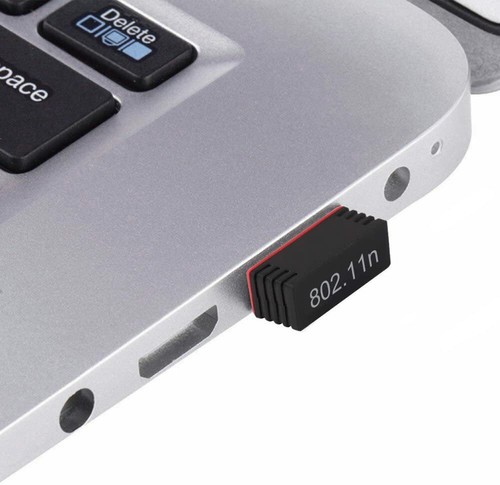 150Mbps Mini USB Wireless 802.11N Card WiFi Network Dongle Adapter Computer PC - Afbeelding 5 van 7