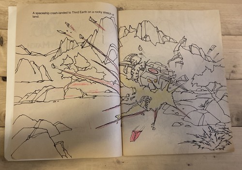1986 THUNDERCATS Mumm-Ra Meets His Match: A Story to Color - Picture 4 of 4