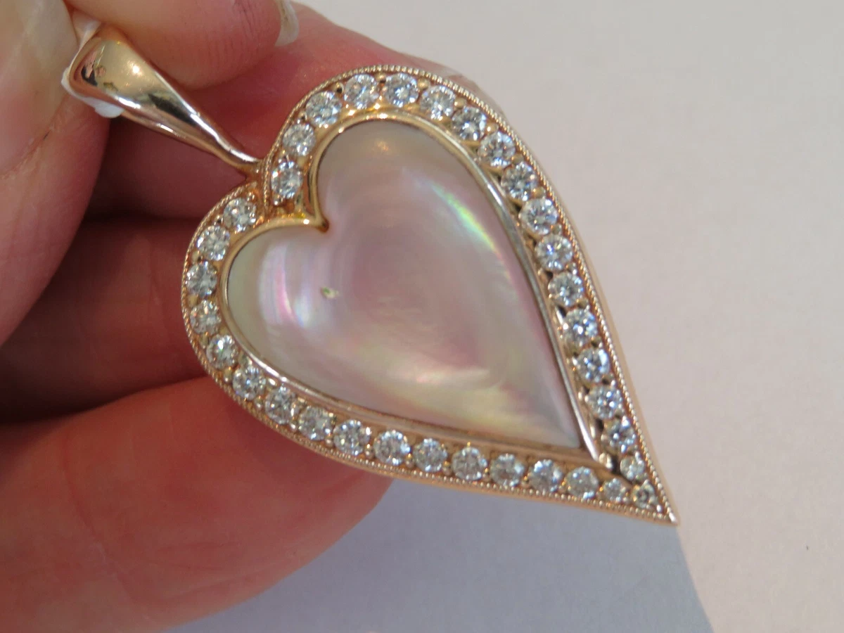 Louis Vuitton rose gold and mother-of-pearl Love pendant