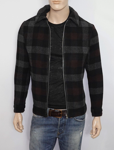 $298 NEW Magaschoni Jacket in Malbec Combo Size Small/RUNS BIG Wool Blend - Picture 11 of 11