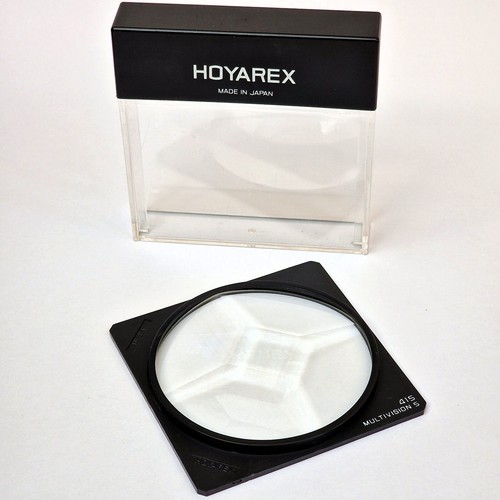 Hoyarex 415 Multivision 5 Multibild Glas Kamera Filter mit Tasche, top