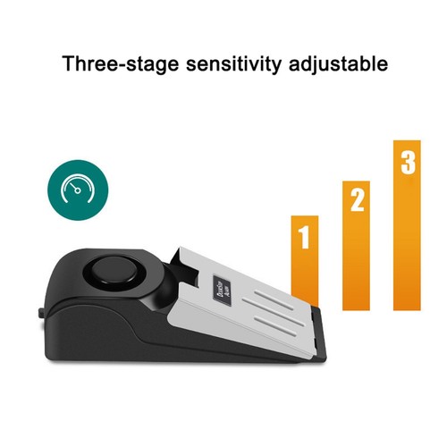120DB Door/Window Stop Alarm Warning Home Travel Security System Wedge Tool d - Picture 11 of 15